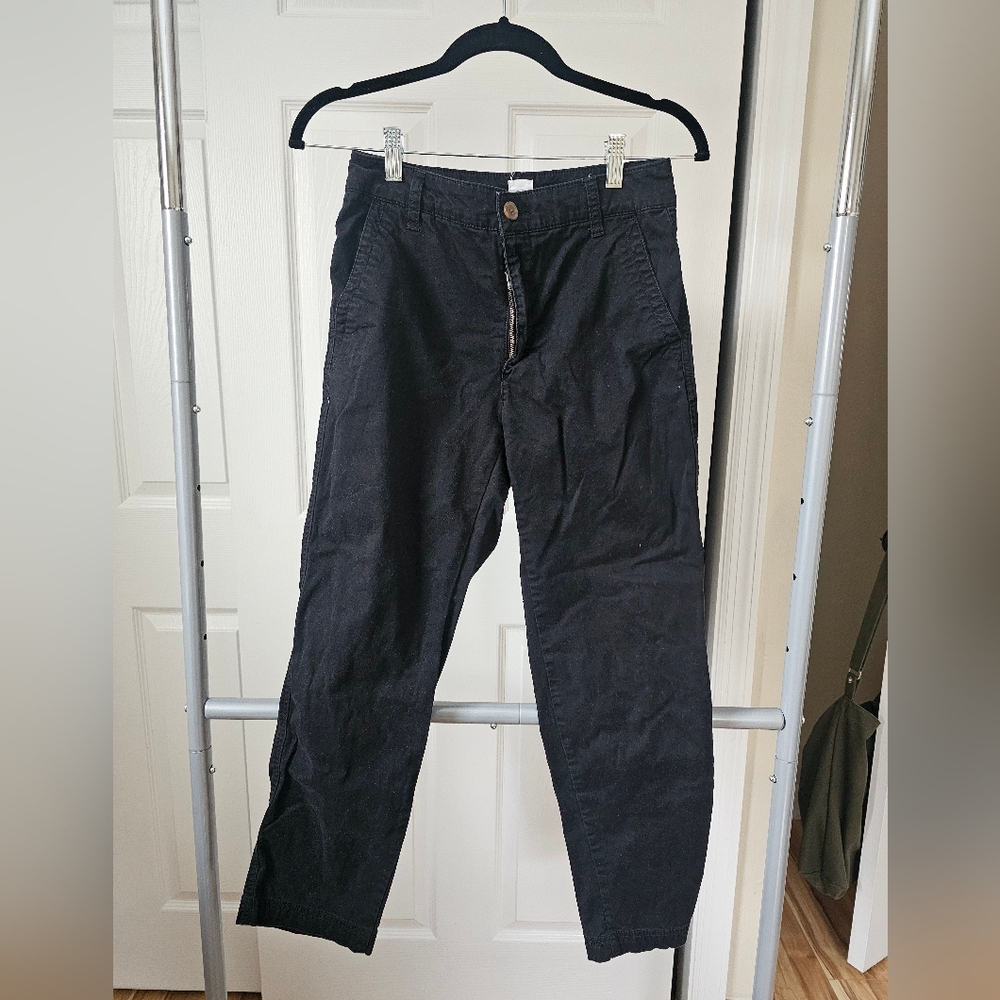 GAP "Girlfriend Khaki" Black Pants